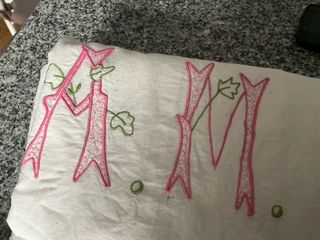 4 Sábanas Bordadas A M antiguas 220x230 rom