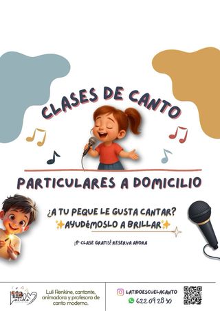 Clases de Canto Particulares a Domicilio