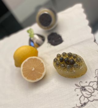 Sapone massaggio aloe vera limone fatto a mano