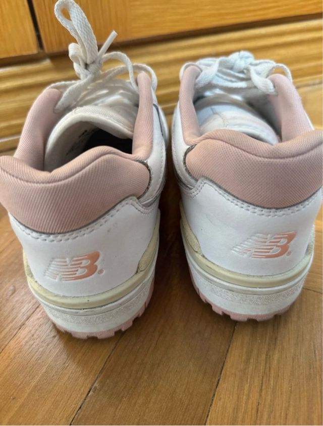Zapatillas New Balance 550 Rosa y Blanco