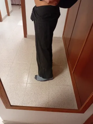 Pantalón tailandés negro talla única unisex