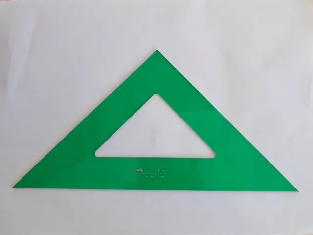 Escuadra Faber-Castell Verde