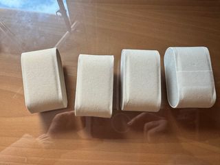 4 Almohadillas para Relojes Beige