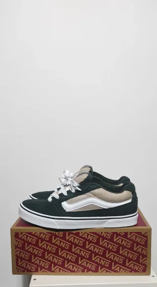 Zapatillas Vans Caldrone 44,5 verde oscuro