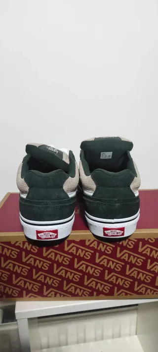 Zapatillas Vans Caldrone 44,5 verde oscuro