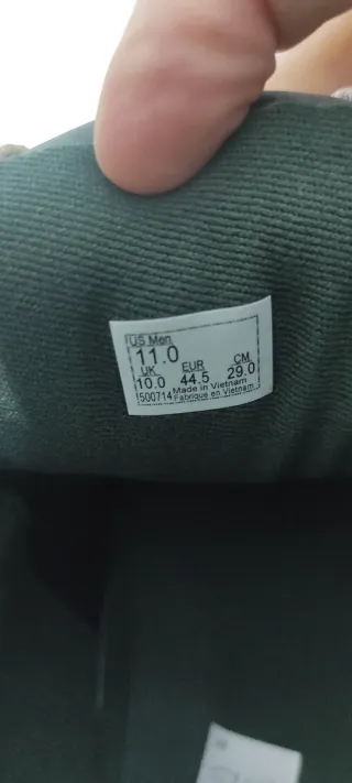 Zapatillas Vans Caldrone 44,5 verde oscuro