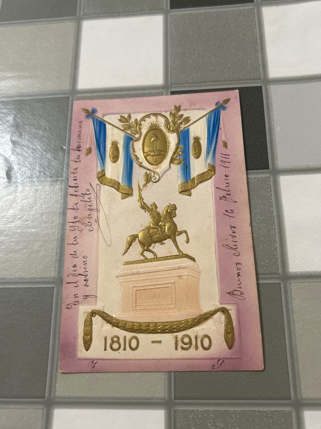 Francobollo Centenario Argentina 1810-1910