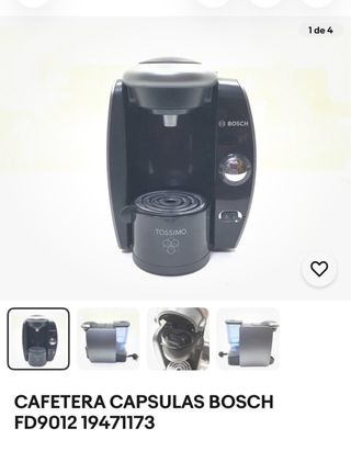 Cafetera Cápsulas Bosch Tassimo