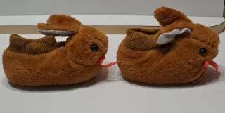 Pantofole bimbo coniglietto marroni