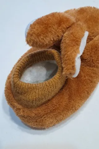 Pantofole bimbo coniglietto marroni