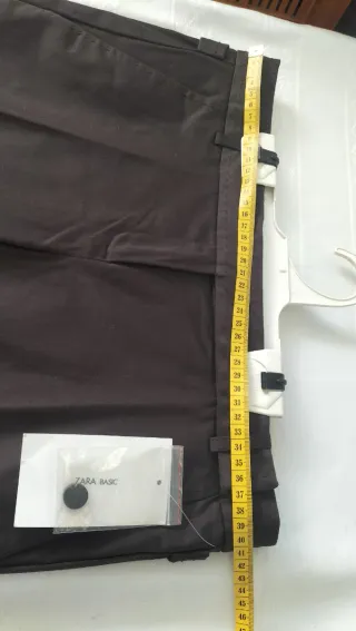 Pantalón de vestir elegante mujer marrón