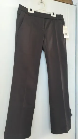 Pantalón de vestir elegante mujer marrón