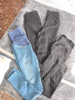 Lote 2 pantalones premamá