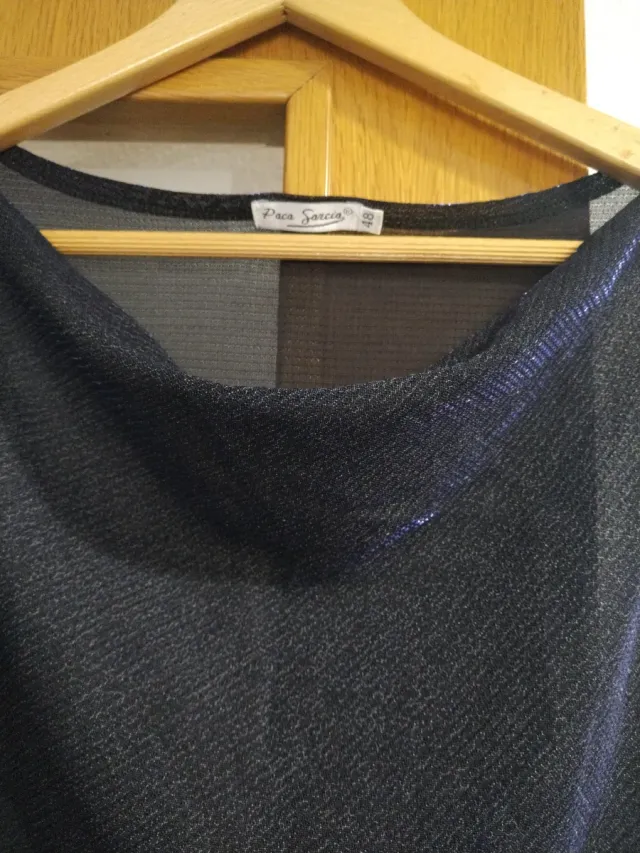 Blusa fiesta transparencias