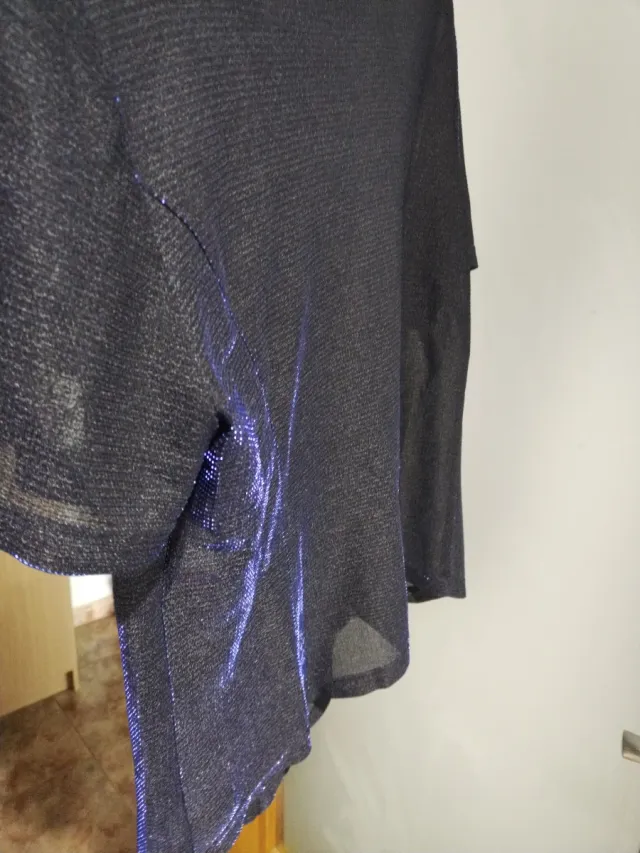 Blusa fiesta transparencias