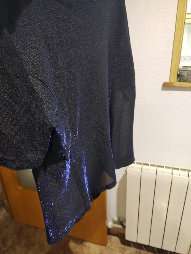 Blusa fiesta transparencias