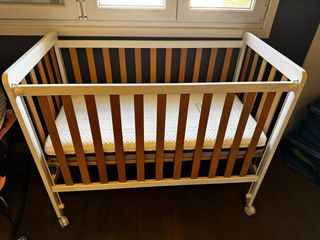 Cuna MiCuna madera y blanco