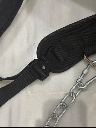 Cinturón de pesas con cadena, squat belt
