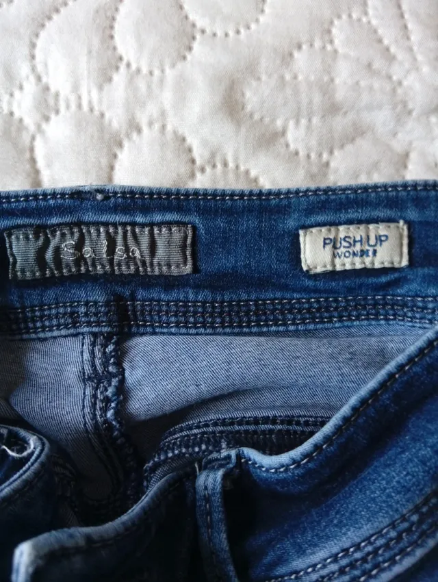 Pantalón push-up Salsa azul