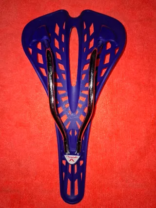 Sillín bicicleta Vertu azul