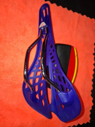 Sillín bicicleta Vertu azul