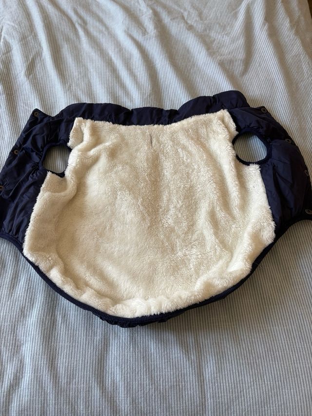 Abrigo para perro mediano azul marino