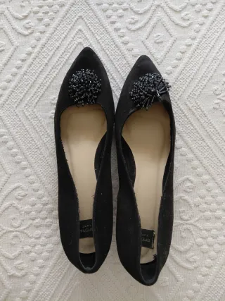 Zapatos planos negros mujer