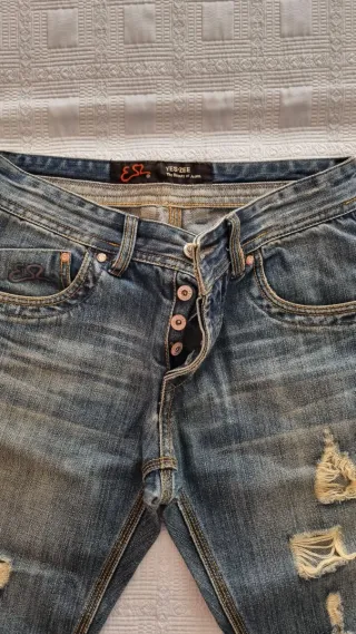 Jeans uomo vintage strappati