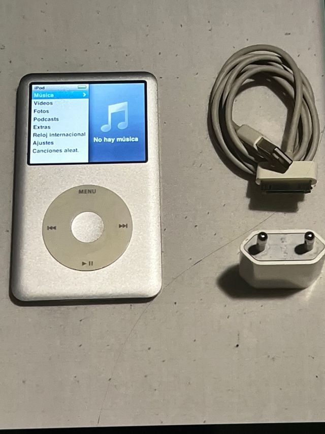 iPod 120GB Plata y Blanco
