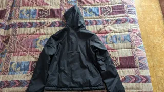 Nuevo Chaqueta Mango con capucha impermeable Talla