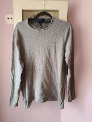 Jersey Springfield gris talla L con coderas