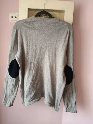 Jersey Springfield gris talla L con coderas