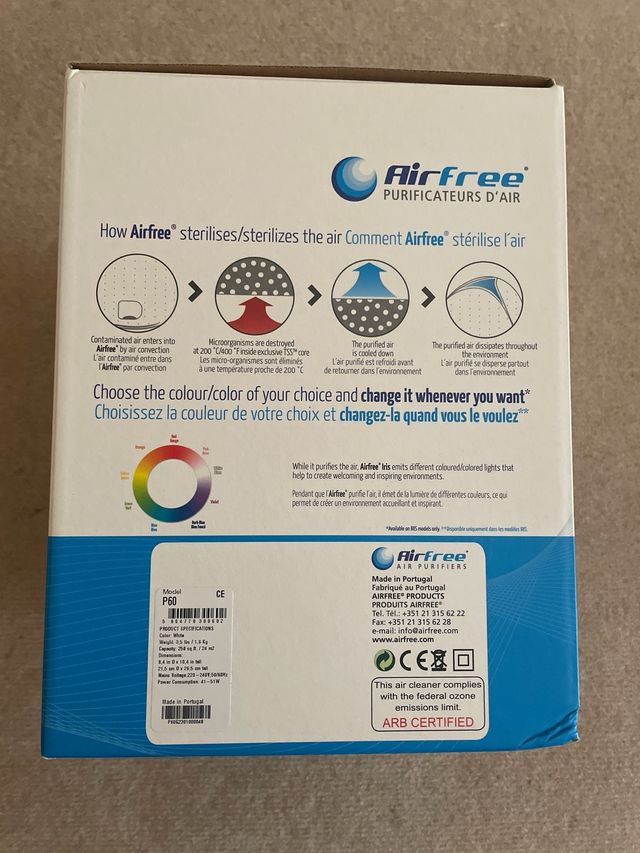 Purificador de aire Airfree