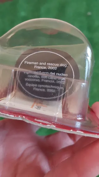 Figura bombero con perro