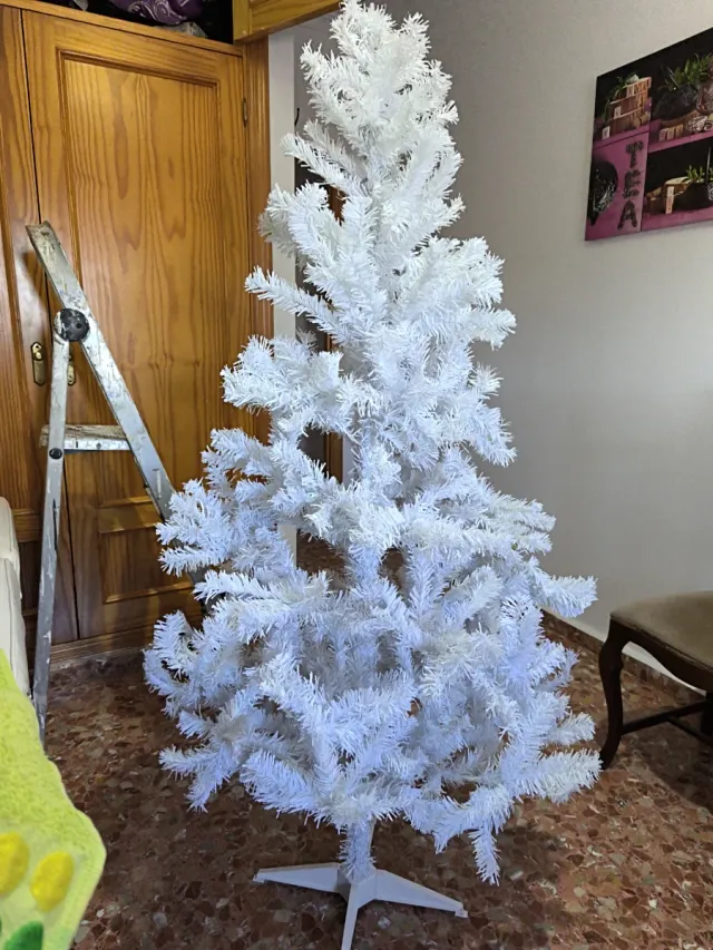 Árbol Navidad Blanco 1.70m Nuevo