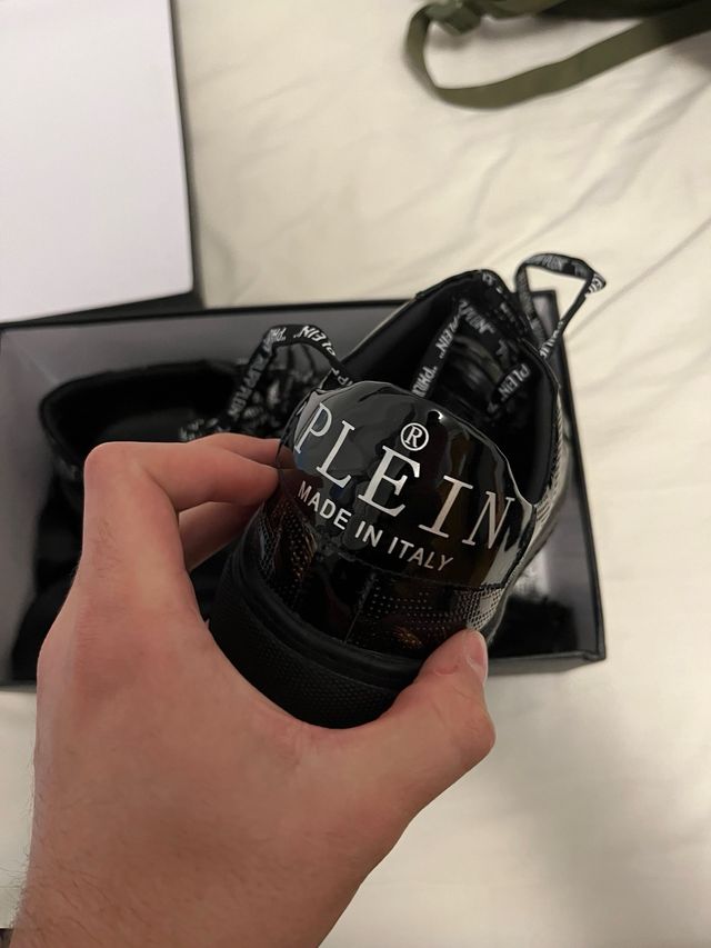 Zapatillas Philipp Plein Negras y Doradas