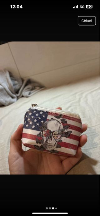 Philipp Plein portafoglio porta oggetti
