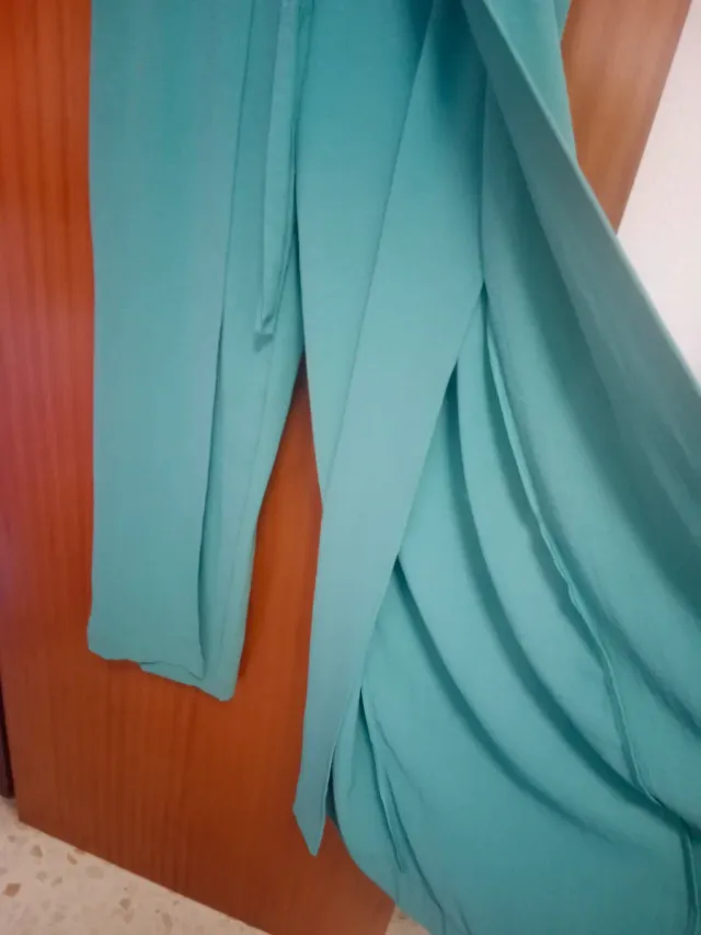 Pantalón ancho de Encuentro Talla 40 Verde