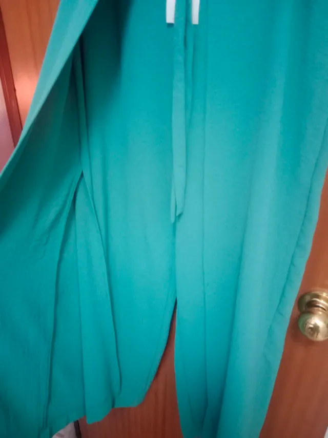 Pantalón ancho de Encuentro Talla 40 Verde