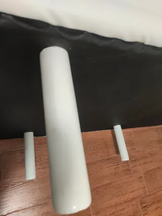 Base de cama individual blanca