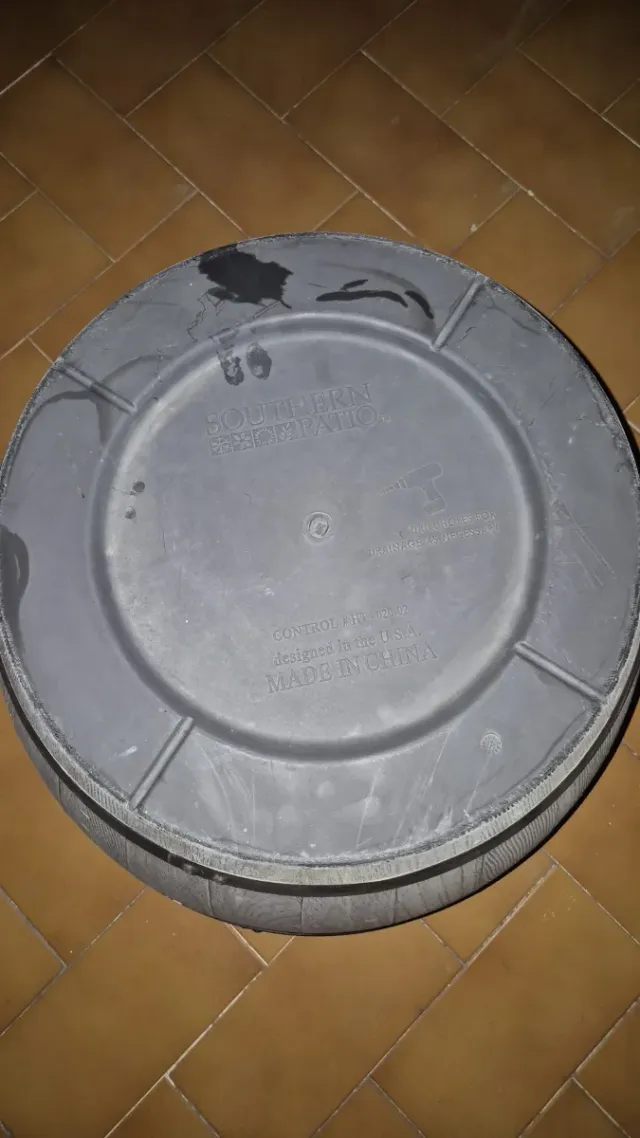 Macetero Grande Estilo Barril