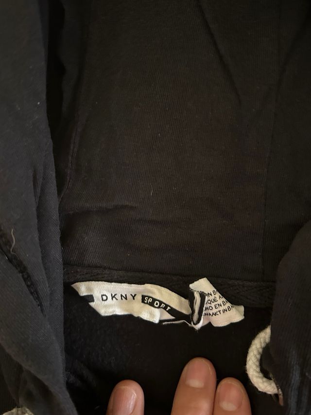 Sudadera DKNY Tie-Dye Negra y Rosa