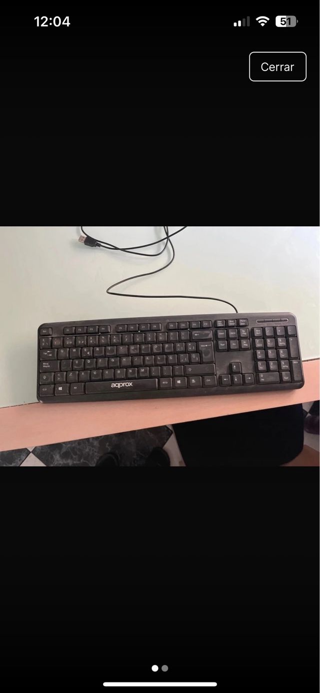 Teclado Aprox Negro
