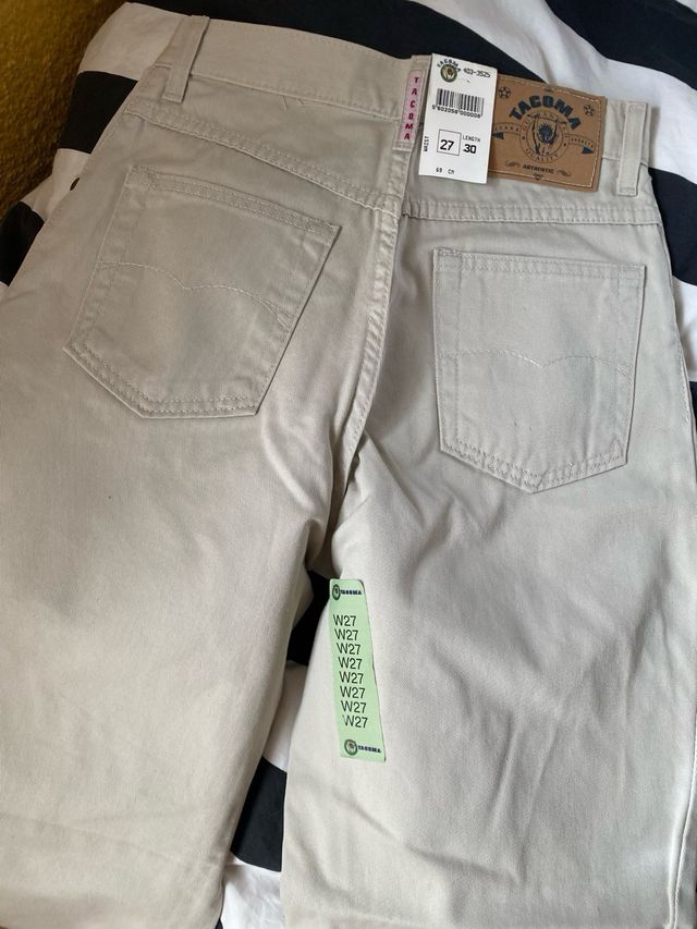 Pantalones Tacoma Beige Vintage