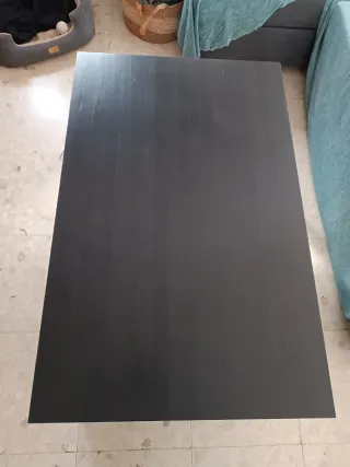 Mesa de centro Ikea serie Hemnes negra