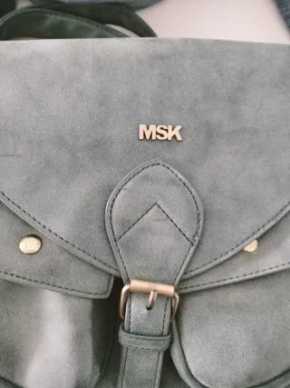 Conjunto Bolso y Pañuelo Azul.