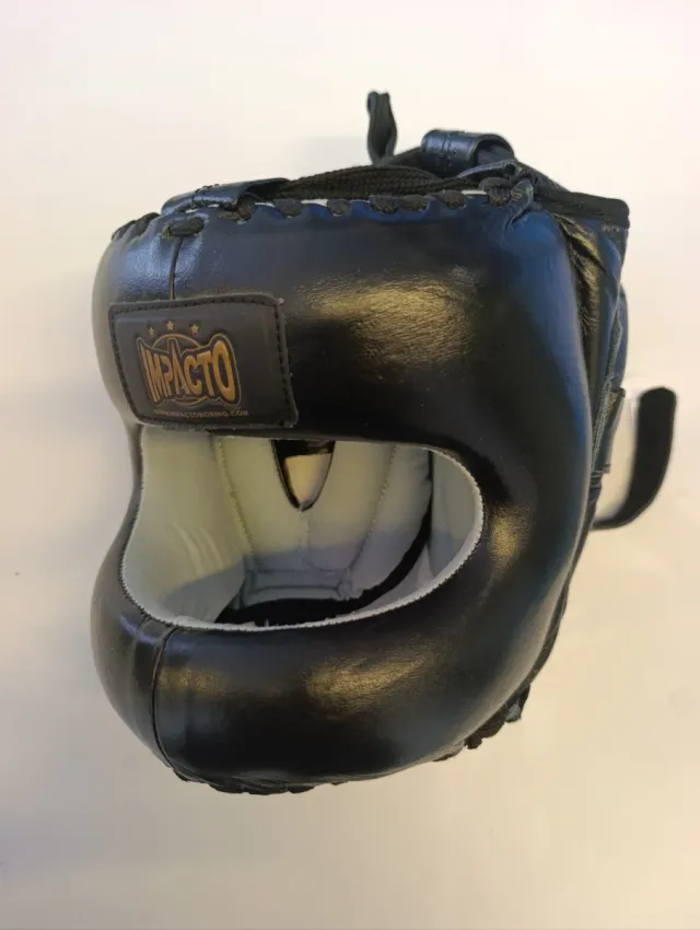 Casco boxeo Impacto piel vacuno