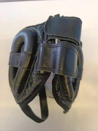 Casco boxeo Impacto piel vacuno