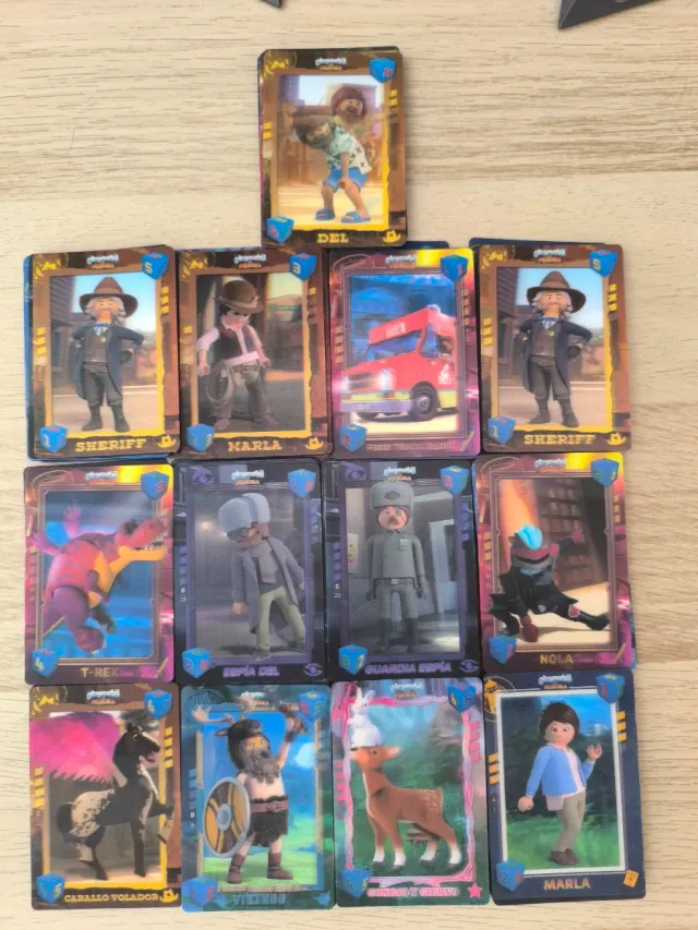 Lote cartas Playmobil La Película