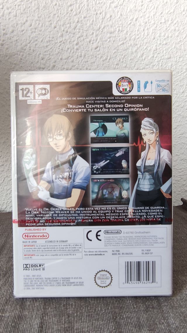 Trauma Center Second Opinion Wii Precintado